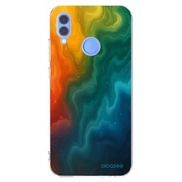 Átlátszó szilikon tok az alábbi mobiltelefonokra Honor 10 Lite - Solar