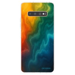 Átlátszó szilikon tok az alábbi mobiltelefonokra Samsung Galaxy S10 Plus G975 - Solar