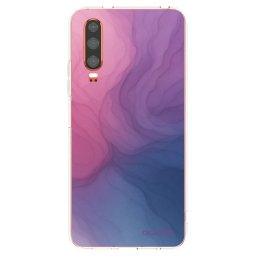 Átlátszó szilikon tok az alábbi mobiltelefonokra Huawei P30 - Silk