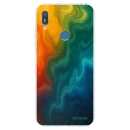 Átlátszó szilikon tok az alábbi mobiltelefonokra Huawei Y6 2019 - Solar