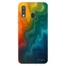 Átlátszó szilikon tok az alábbi mobiltelefonokra Samsung Galaxy A40 A405F - Solar