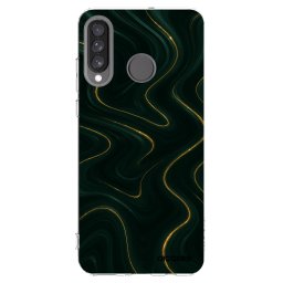 Átlátszó szilikon tok az alábbi mobiltelefonokra Huawei P30 Lite - Vawes