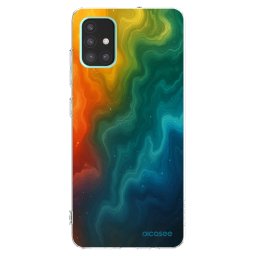 Átlátszó szilikon tok az alábbi mobiltelefonokra Samsung Galaxy A51 A515F - Solar