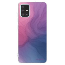 Átlátszó szilikon tok az alábbi mobiltelefonokra Samsung Galaxy A51 A515F - Silk