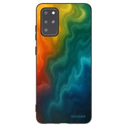 Fekete szilikon tok az alábbi mobiltelefonokra Samsung Galaxy S20+ G985F - Solar