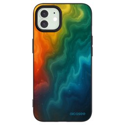 Fekete szilikon tok az alábbi mobiltelefonokra Apple iPhone 12 - Solar