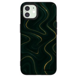 Fekete szilikon tok az alábbi mobiltelefonokra Apple iPhone 12 Pro - Vawes