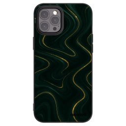 Fekete szilikon tok az alábbi mobiltelefonokra Apple iPhone 12 Pro Max - Vawes