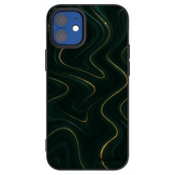 Fekete szilikon tok az alábbi mobiltelefonokra Apple iPhone 12 mini - Vawes