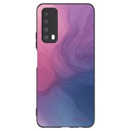 Fekete szilikon tok az alábbi mobiltelefonokra Huawei P Smart 2021 - Silk