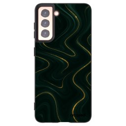Fekete szilikon tok az alábbi mobiltelefonokra Samsung Galaxy S21 5G G991B - Vawes