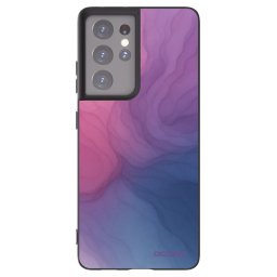 Fekete szilikon tok az alábbi mobiltelefonokra Samsung Galaxy S21 Ultra 5G G998B - Silk