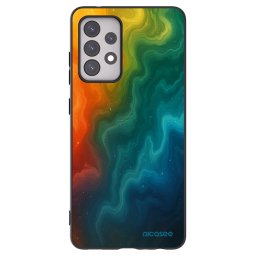 Fekete szilikon tok az alábbi mobiltelefonokra Samsung Galaxy A52 5G A525F - Solar