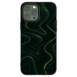 Fekete szilikon tok az alábbi mobiltelefonokra Apple iPhone 13 Pro Max - Vawes