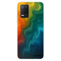Átlátszó szilikon tok az alábbi mobiltelefonokra Realme 8 5G - Solar