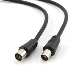 Gembird (CCV-515) 1.8m fekete TV analog coax kábel