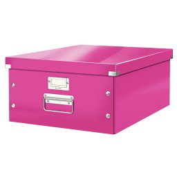 LEITZ univerzális Click&Store doboz, L méret (A3), rózsaszínű