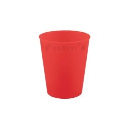 Piros Bright red micro prémium műanyag pohár 250 ml