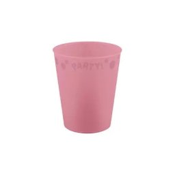 Rózsaszín Pastel Pink micro prémium műanyag pohár 250 ml