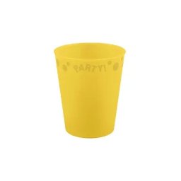 Sárga Yellow micro prémium műanyag pohár 250 ml