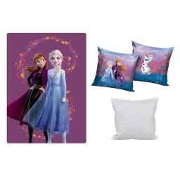 Disney Jégvarázs polár takaró, párnahuzat és párna szett 3 db-os (Autumn Magic)