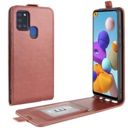 Flip tok Samsung Galaxy A21s barna