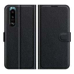 LITCHI Védőburkolat Sony Xperia 5 III fekete