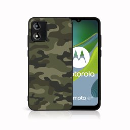 PROTEMIO MY ART Védőburkolat a Motorola Moto E13-hoz GREEN CAMO (235)