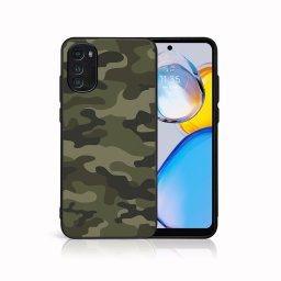 PROTEMIO MY ART Védőburkolat a Motorola Moto E32 / E32s számára GREEN CAMO (235)