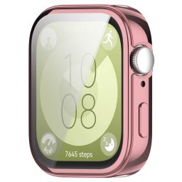 TPU TELJES BORÍTÁS Fedő a Huawei-os óra Fit 3-hoz rózsaszín