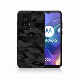 PROTEMIO MY ART Védőburkolat a Motorola Moto G04 / G24 / G24 teljesítményhez BLACK CAMO (234)