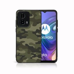 PROTEMIO MY ART Védőburkolat a Motorola Moto G04 / G24 / G24 teljesítményhez GREEN CAMO (235)