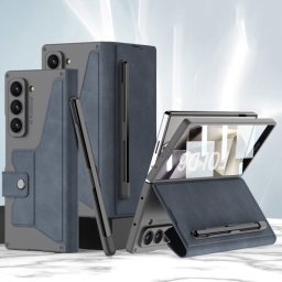 GKK SYNTHETIC Flip tok Samsung Galaxy Z Fold6 5G szürke