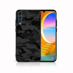 PROTEMIO MY ART Védőburkolat LG Velvet BLACK CAMO-hoz (234)