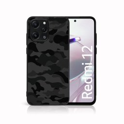 PROTEMIO MY ART Védőburkolat Xiaomi Redmi 12 BLACK CAMO-hoz (234)