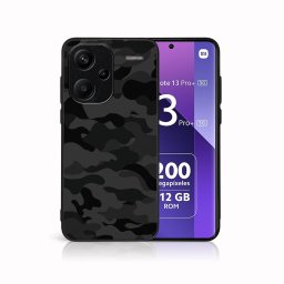 PROTEMIO MY ART Védőtok a Xiaomi Redmi-hoz Note 13 Pro+ 5G BLACK CAMO (234)