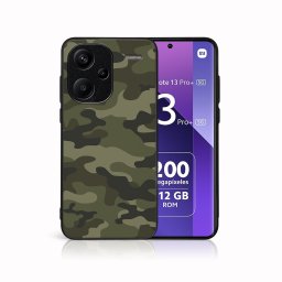 PROTEMIO MY ART Védőtok a Xiaomi Redmi-hoz Note 13 Pro+ 5G GREEN CAMO (235)