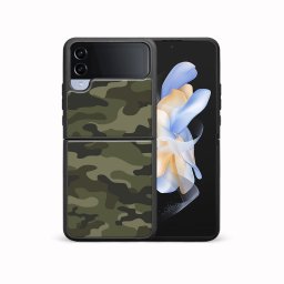 PROTEMIO MY ART Védőburkolat a Samsung-hoz Galaxy Z Flip4 5G GREEN CAMO (235)