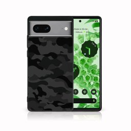 PROTEMIO MY ART Védőburkolat Google Pixel 7a BLACK CAMO-hoz (234)