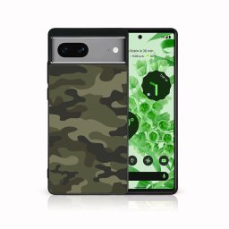 PROTEMIO MY ART Védőburkolat Google Pixel 7a GREEN CAMO-hoz (235)