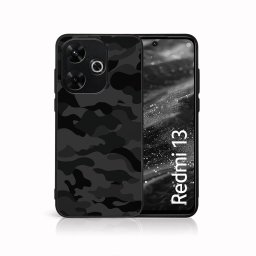 PROTEMIO MY ART Védőburkolat a Xiaomi-hoz Redmi 13 BLACK CAMO (234)