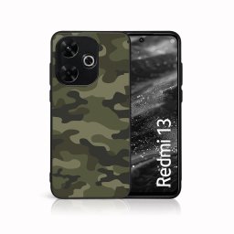 PROTEMIO MY ART Védőburkolat a Xiaomi-hoz Redmi 13 GREEN CAMO (235)