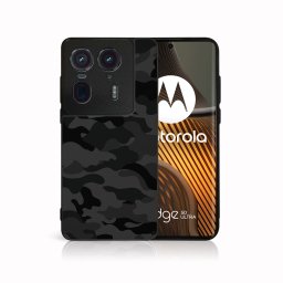 PROTEMIO MY ART Védőburkolat Motorola Edge 50 Ultra BLACK CAMO-hoz (234)