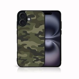 PROTEMIO MY ART Védőburkolat a Apple-hoz iPhone 16 GREEN CAMO (235)
