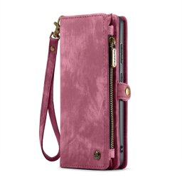 WALLET Védőhuzat pénztárcával 2 az 1-ben Samsung-hoz Galaxy A35 5G piros
