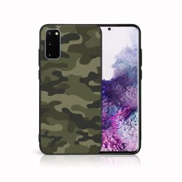 PROTEMIO MY ART Védőburkolat a Samsung-hoz Galaxy S20 GREEN CAMO (235)