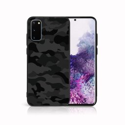 PROTEMIO MY ART Védőburkolat a Samsung-hoz Galaxy S20 Plus BLACK CAMO (234)