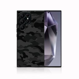MY ART Védőburkolat a Samsung Galaxy S24 Ultra 5G BLACK CAMO (234)