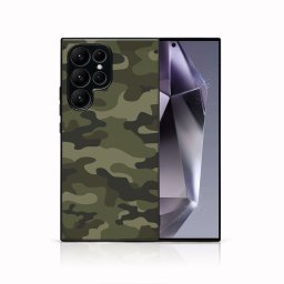 MY ART Védőburkolat a Samsung Galaxy S24 Ultra 5G GREEN CAMO (235)