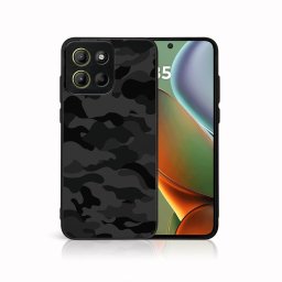 MY ART Védőburkolat a Motorola Moto G15 / Moto G15 Power számára BLACK CAMO (234)